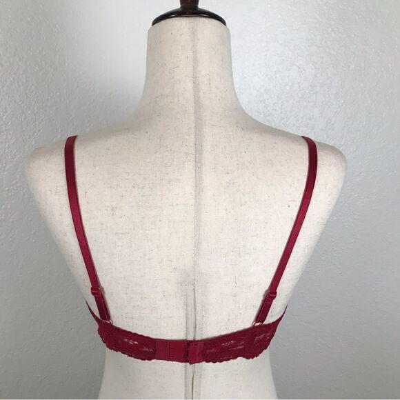 Unbranded red lace push-up bra 36C - Picture 3 of 5